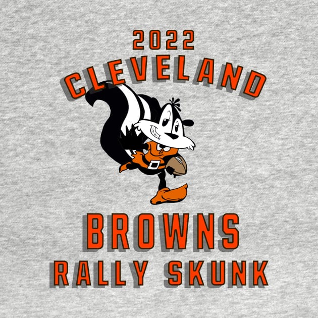 Cleveland Browns Rally Skunk by RWDSU Local 379